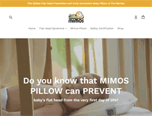 Tablet Screenshot of mimosbabypillow.com